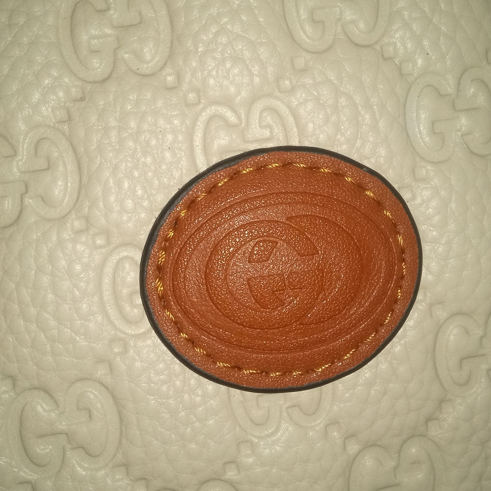 New Gucci FLORENCE Cream and Brown Tote Bag LEATHER - Picture 9 of 15